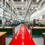 Freshman lab classroom in the Executive conference room in the Gene Haas Center for Advanced Manufacturing Skills at Hudson Valley Community College